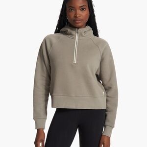 Vuori Restore Half Zip in Wood Ash Color